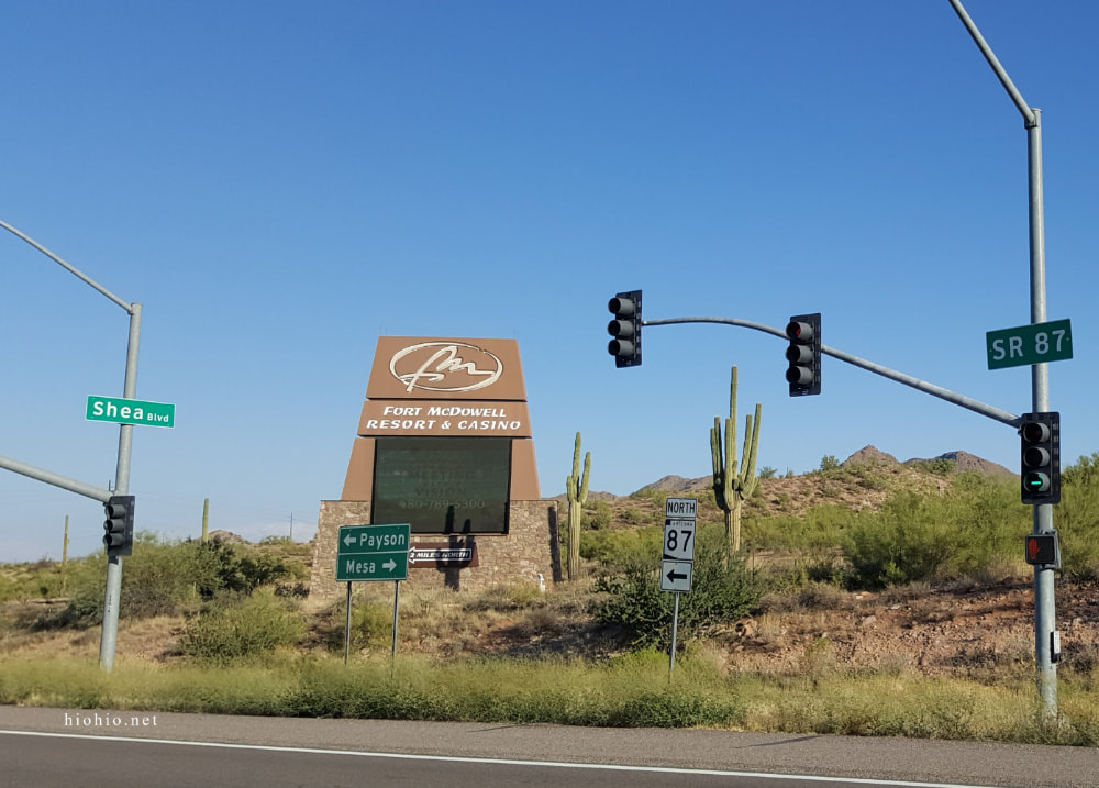 Fort McDowell Resort & Casino Sign.