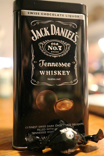 Jack Daniel's Chocolate with Liquor. 