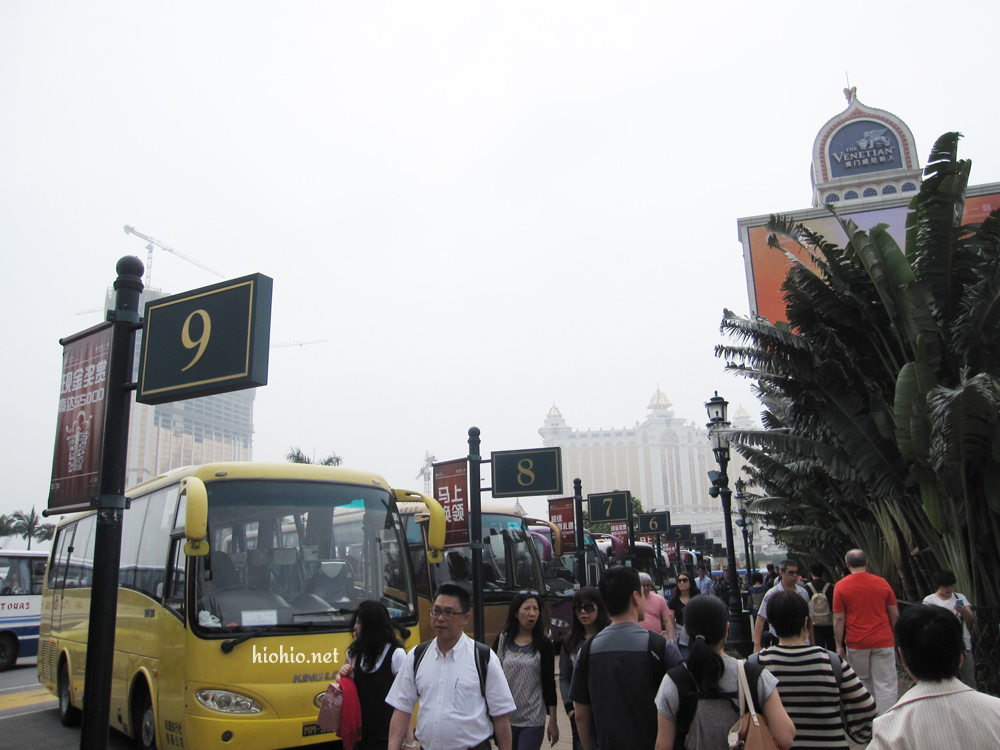 Venetian Macau Shuttle Buses.