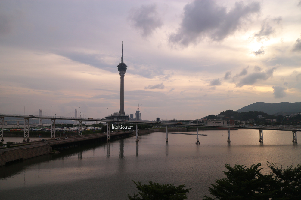 View from Vida Rica Bar Macau, Mandarin Oriental.