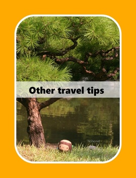Other travel tips for Japan |  hiohio.net