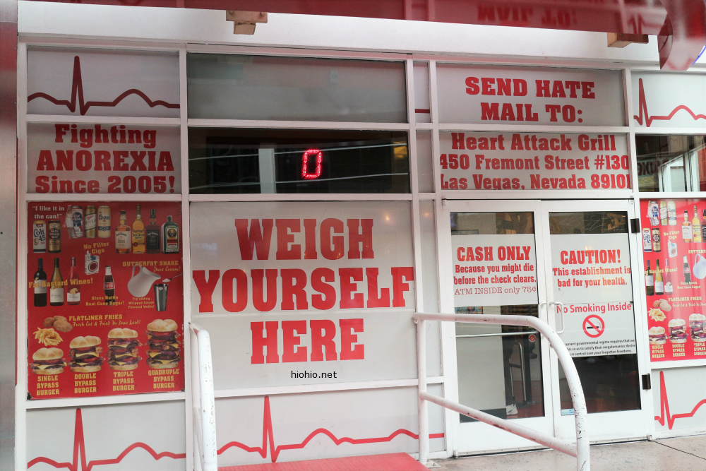 Heart attack grill Downtown Las Vegas.