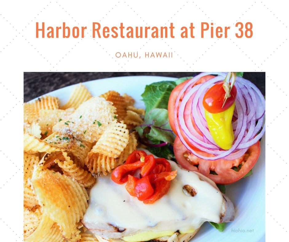 Harbor Restaurant at Pier 38 Honolulu (by Nicos).  Fresh Ahi Tuna Melt Sandwich.  Delicious and fresh seafood in relax atmosphere. 