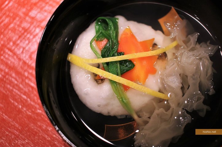 Wa Yamamura Nara Japan (Abalone Soup), 3 Michelin Star dining Kansai. 