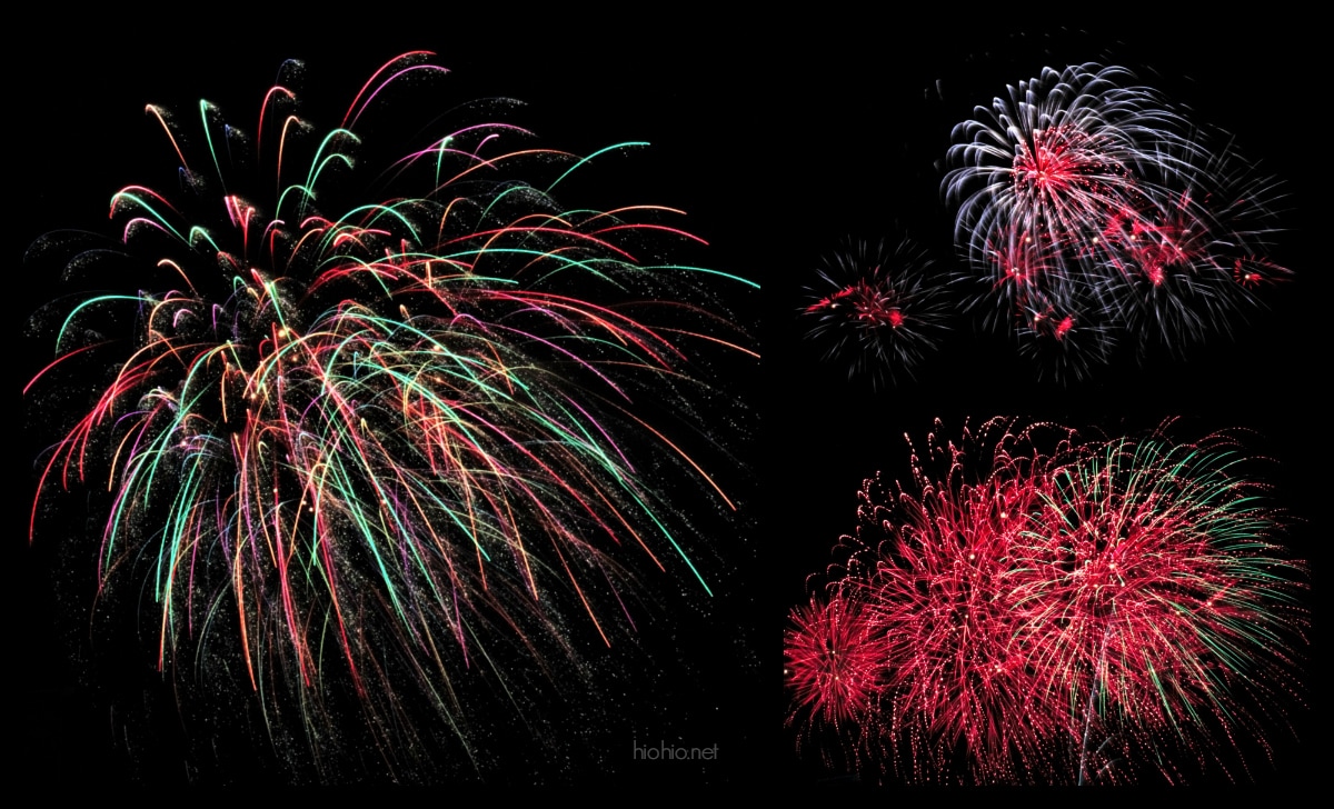Royal Cosmetics Japan Fireworks on Oahu (June 2017) collage 2. 